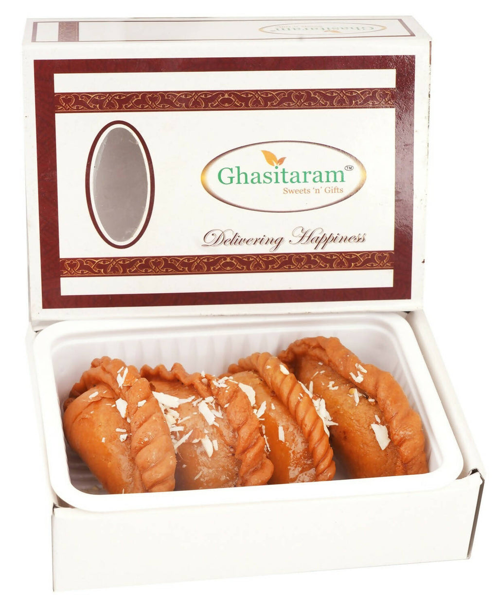 Ghasitaram Sugarfree Healthy Wheat Gujiya Box - Distacart