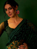 Sangria Embroidered Saree - Distacart