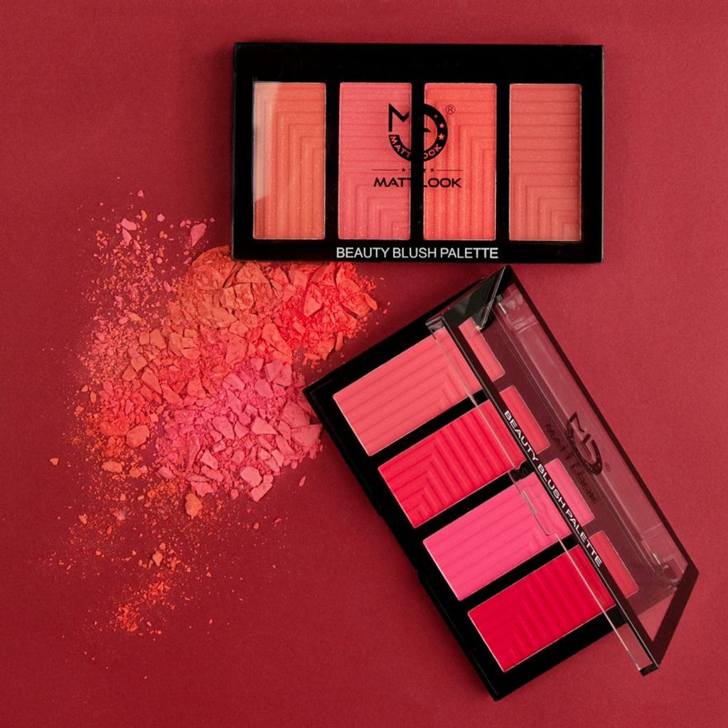 Matt Look Beauty Blush Palette - 02