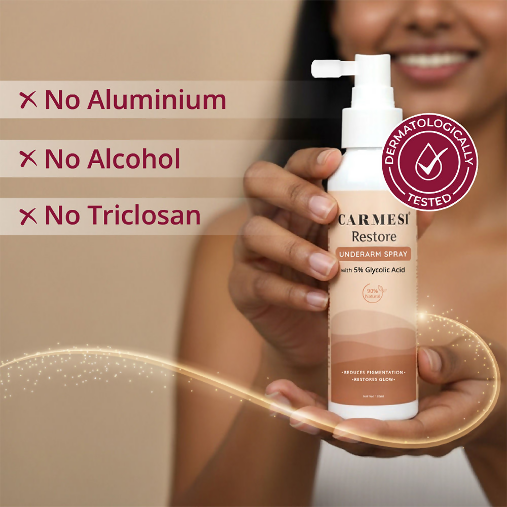 Carmesi Restore Underarm Spray With 5% Glycolic Acid