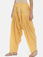 Souchii Women Beige Woven Design Patiala - Distacart