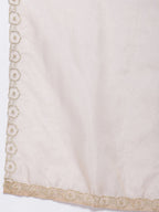 Janasya Brown Printed Kurta with Trousers & Dupatta - Distacart