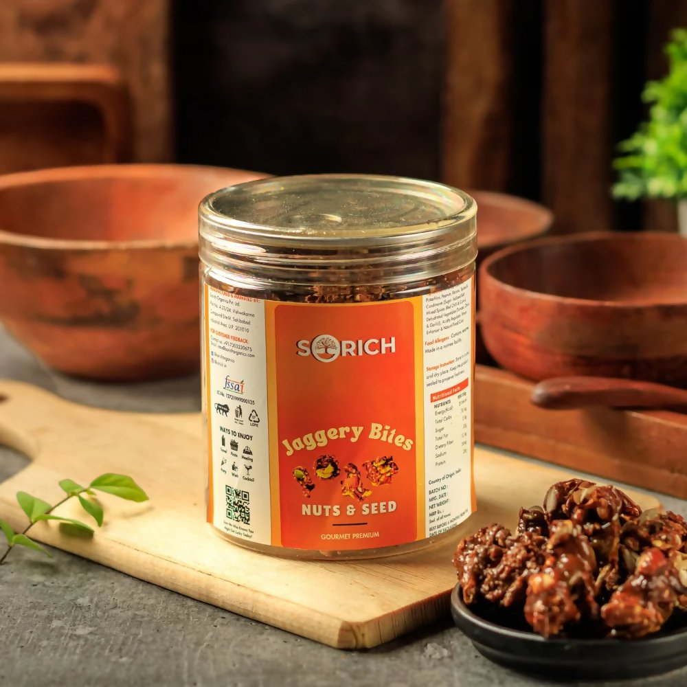 Sorich Organics Jaggery Nut & seed Bites – A Wholesome, Natural & Guilt-Free Sweet