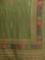 All About You Floral Yoke Design Regular Kurta with Palazzos & Dupatta