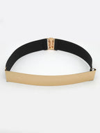 NVR Women Circular Gold-Polished Adjustable Broad Belt