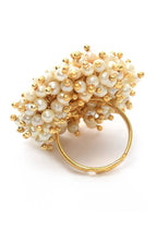 Mominos Fashion Gold-Plated with Pearls Ring