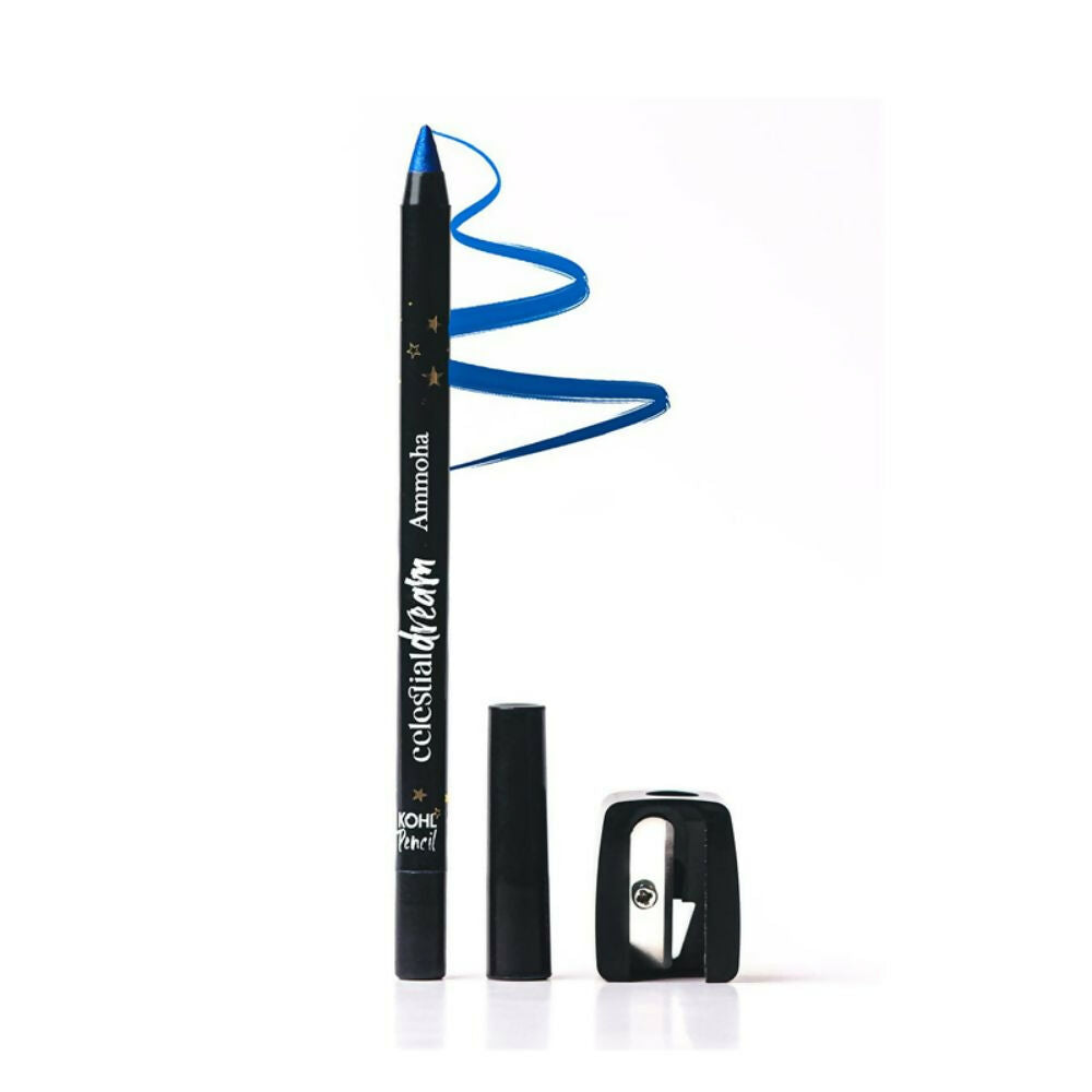 Ammoha Cosmetics Super Blue waterproof Kohl Pencil
