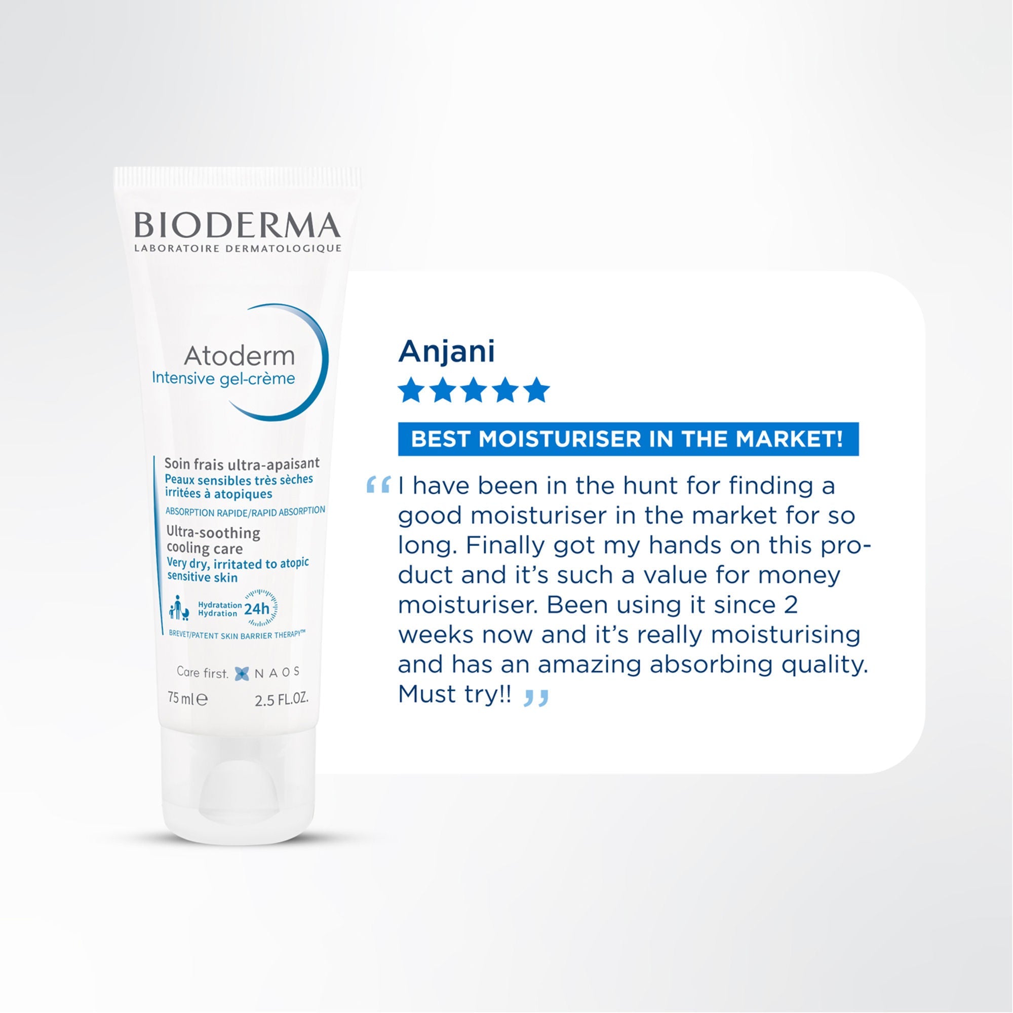 Bioderma Atoderm Intensive Gel Creme Moisturizer