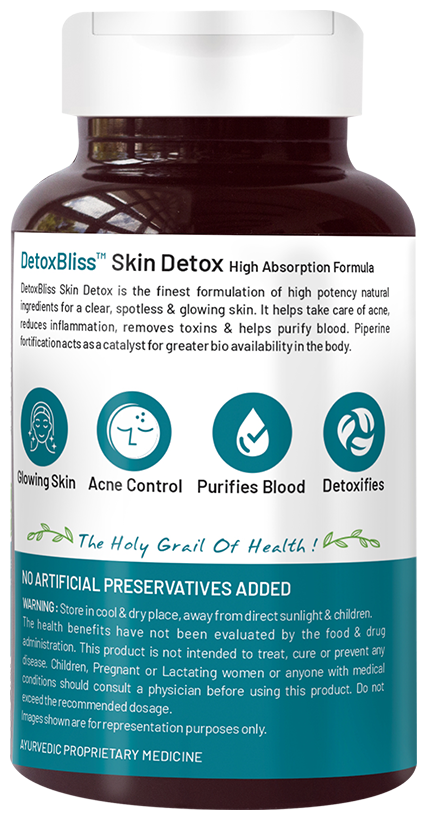 bliss welness body skin detox veg tablet