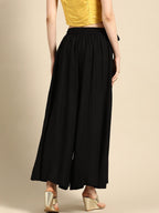 TAG 7 Women Flared Ethnic Palazzos