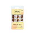 shills professional reusable press on nails oval spn699