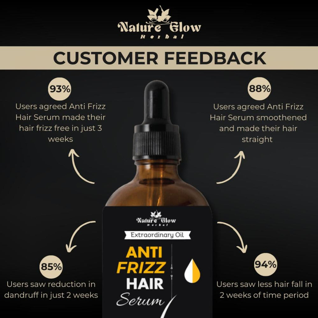 Nature Glow Herbal Anti Frizz Hair Serum