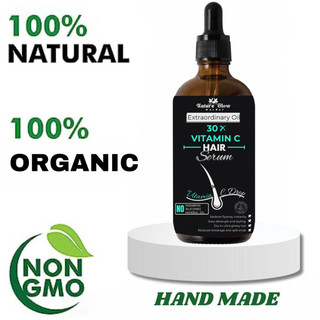 Nature Glow Herbal 30X Vitamin C Drop Hair Serum