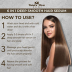 Nature Glow Herbal 6-In-1 Deep Smooth Hair Serum