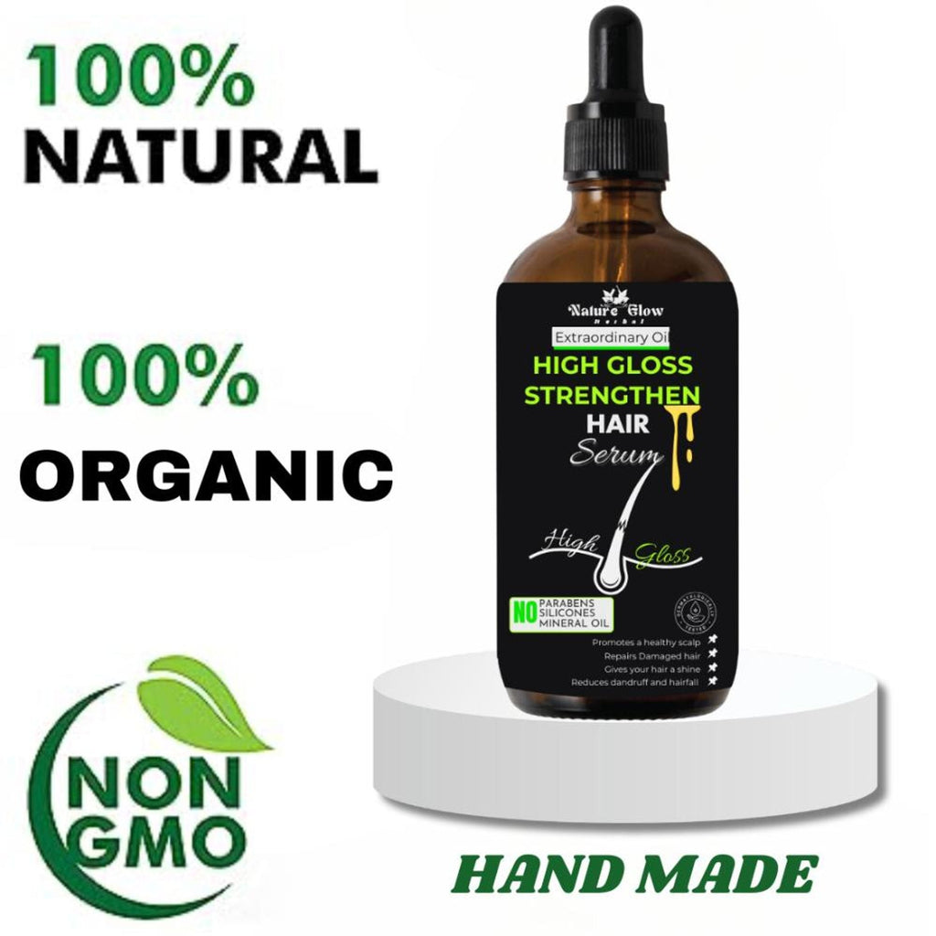 Nature Glow Herbal High Gloss Strengthen Hair Serum
