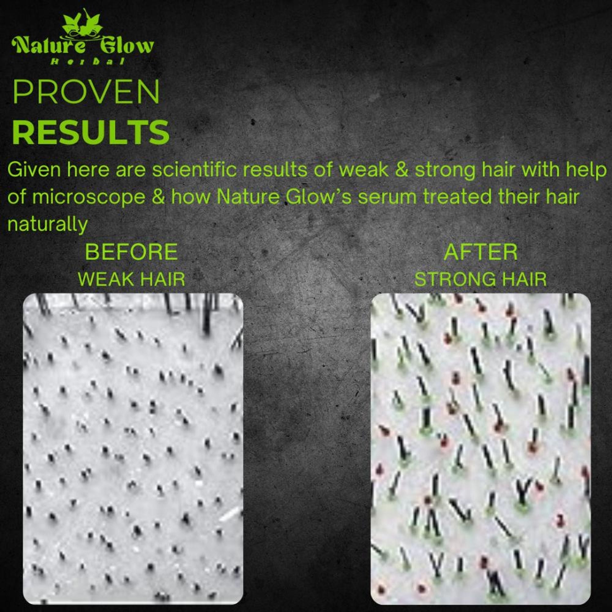 Nature Glow Herbal High Gloss Strengthen Hair Serum
