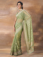 kasee Floral Embroidered Art Silk Saree - Distacart