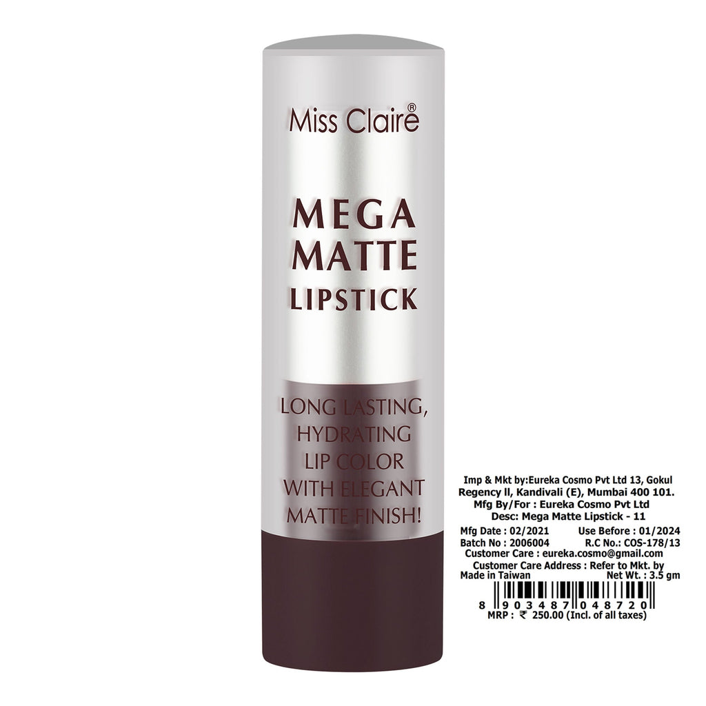 Miss Claire Mega Matte Lipstick - 11 - Distacart