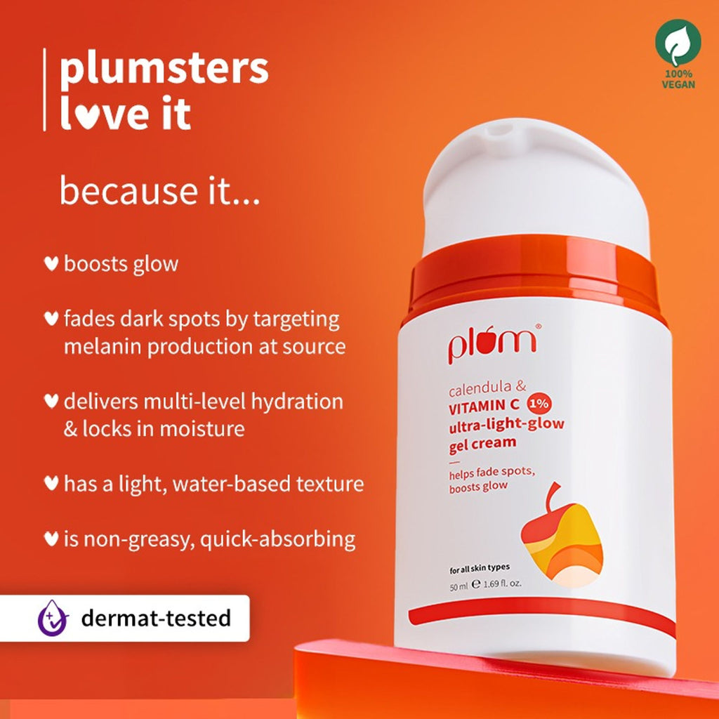 Plum 1% Vitamin C Ultra-Light-Glow Boosting Gel Cream