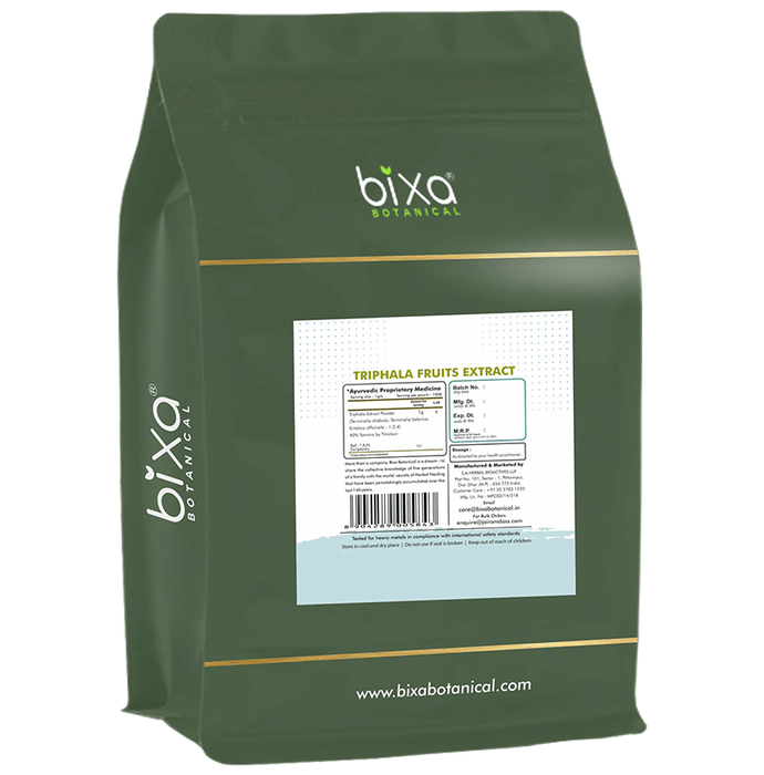 Bixa Botanical Triphala Fruits Extract Powder 40% Tannins