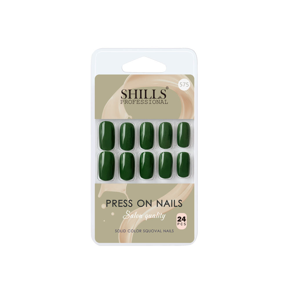 shills professional reusable press on nails square spn575