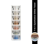 PAC Studio Pigment Tower Crystal Light - 7 in 1 Loose Glitter Eyeshadow, High Impact Payoff, Non Chunky