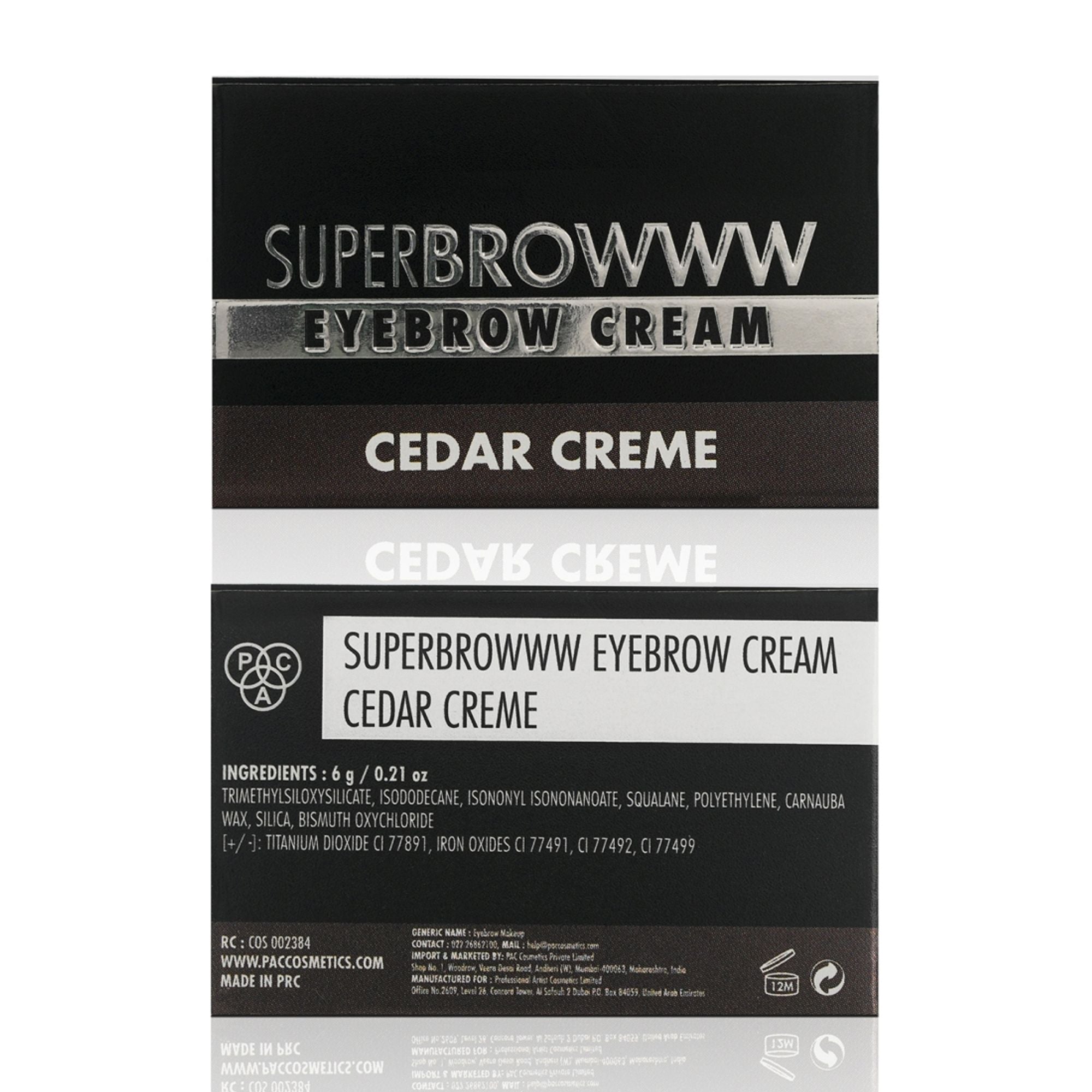 PAC Studio SuperBrowww Cream - 02 Cedar Creme