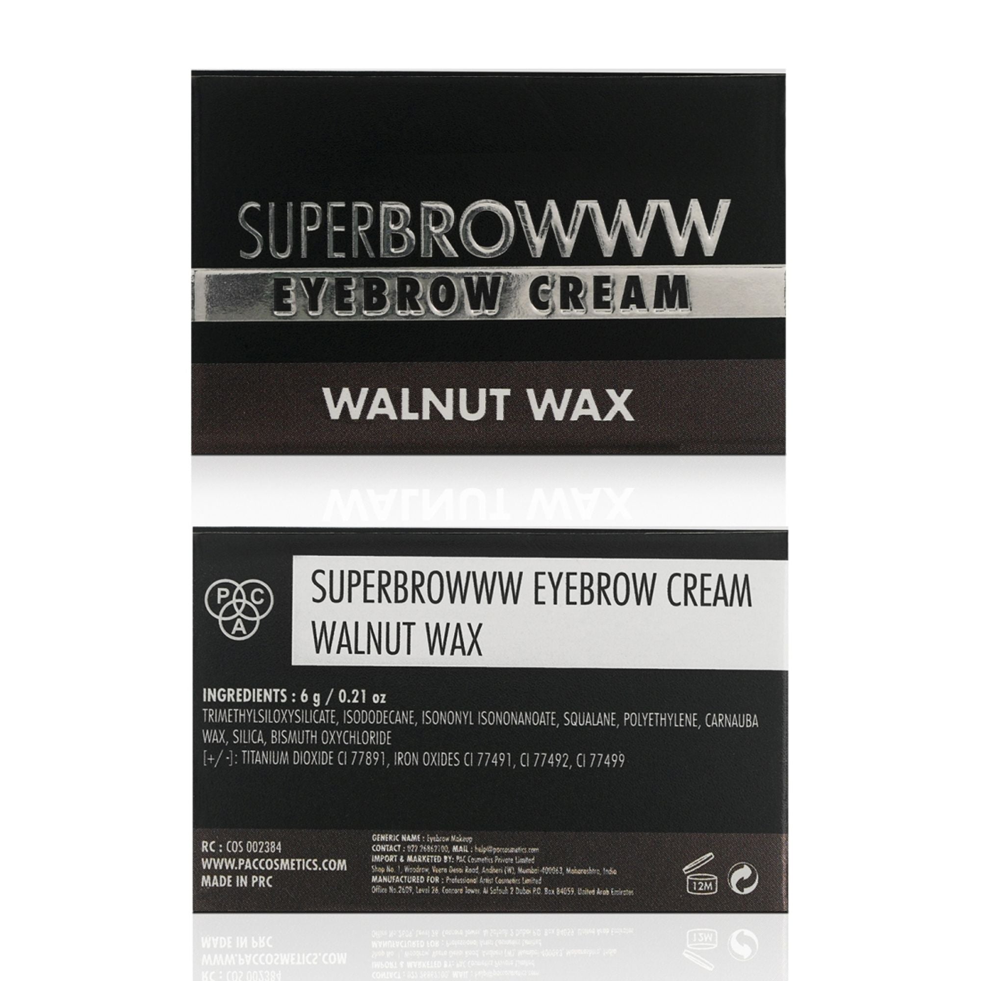 PAC Studio SuperBrowww Cream - 03 Walnut Wax