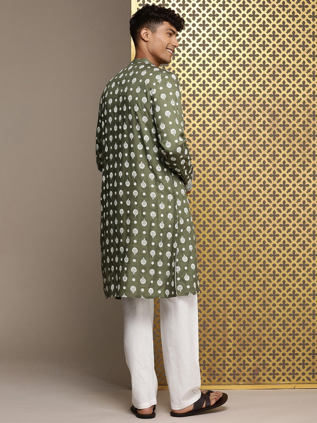House of Pataudi Jashn Ethnic Motifs Printed Kurta