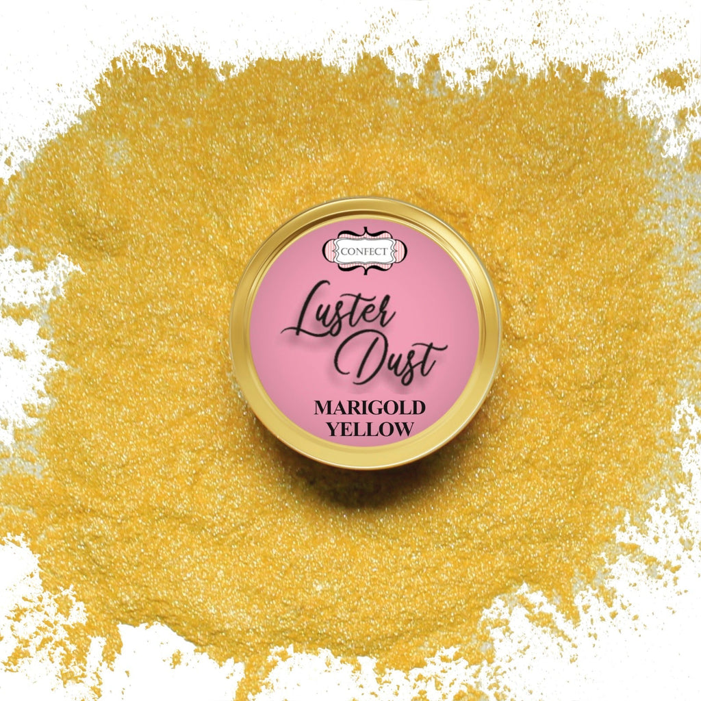 edible luster dust pack of 5 gold white bronze yellow copper 25 gm
