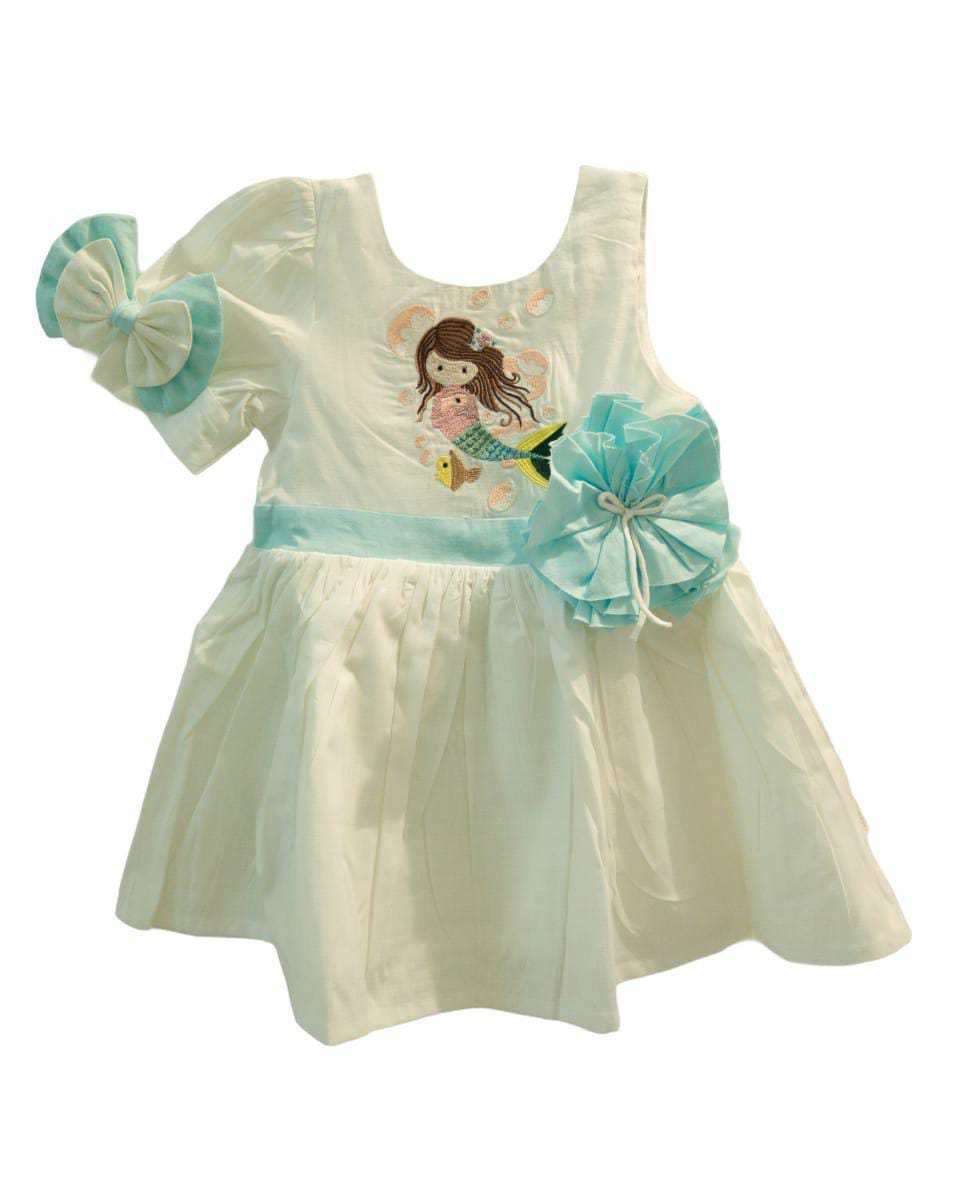 ArthLife Mermaid Embroidered Dress