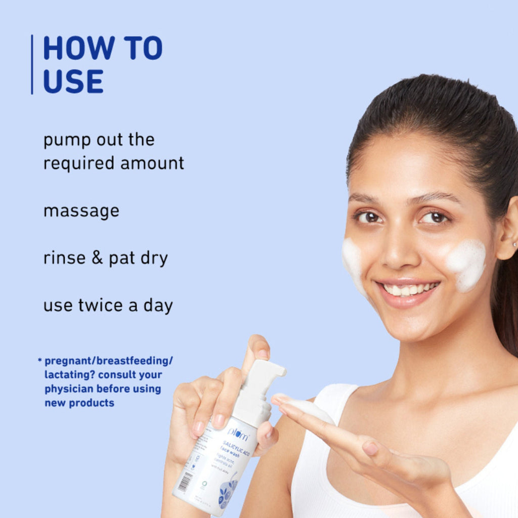 Plum 1% Encapsulated Salicylic Acid Foaming Face Wash