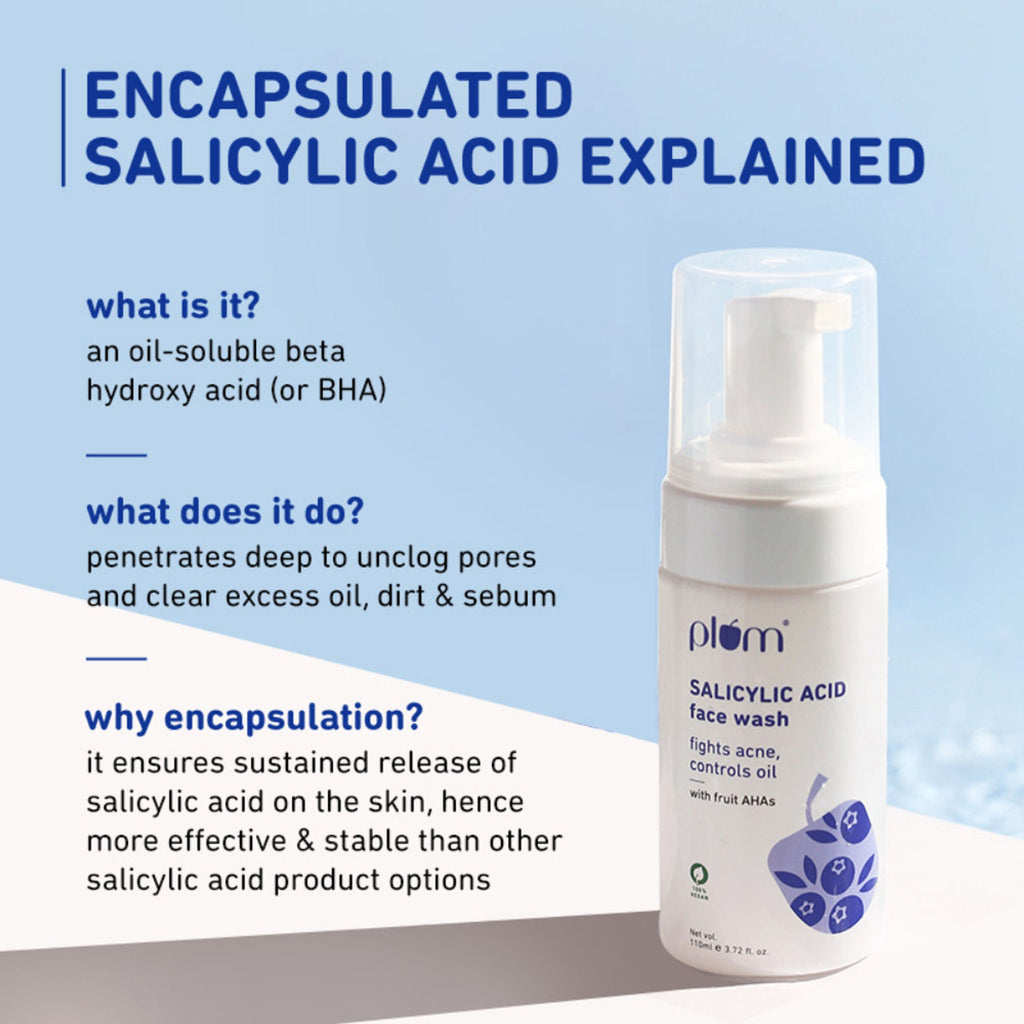 Plum 1% Encapsulated Salicylic Acid Foaming Face Wash