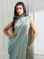 kasee Beads and Stones Pure Silk Saree - Distacart