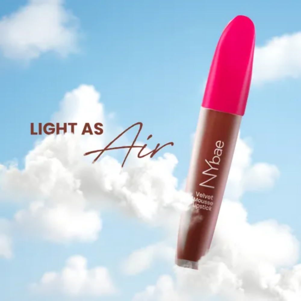 NY Bae Velvet Mousse Liquid Lipstick - Spicy Rust 06 - Distacart