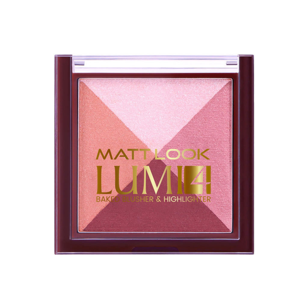Matt Look Lumi 4 Baked Blusher & Highlighter - Goddess Dust - Distacart
