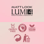 Matt Look Lumi 4 Baked Blusher & Highlighter - Cherry Pop - Distacart