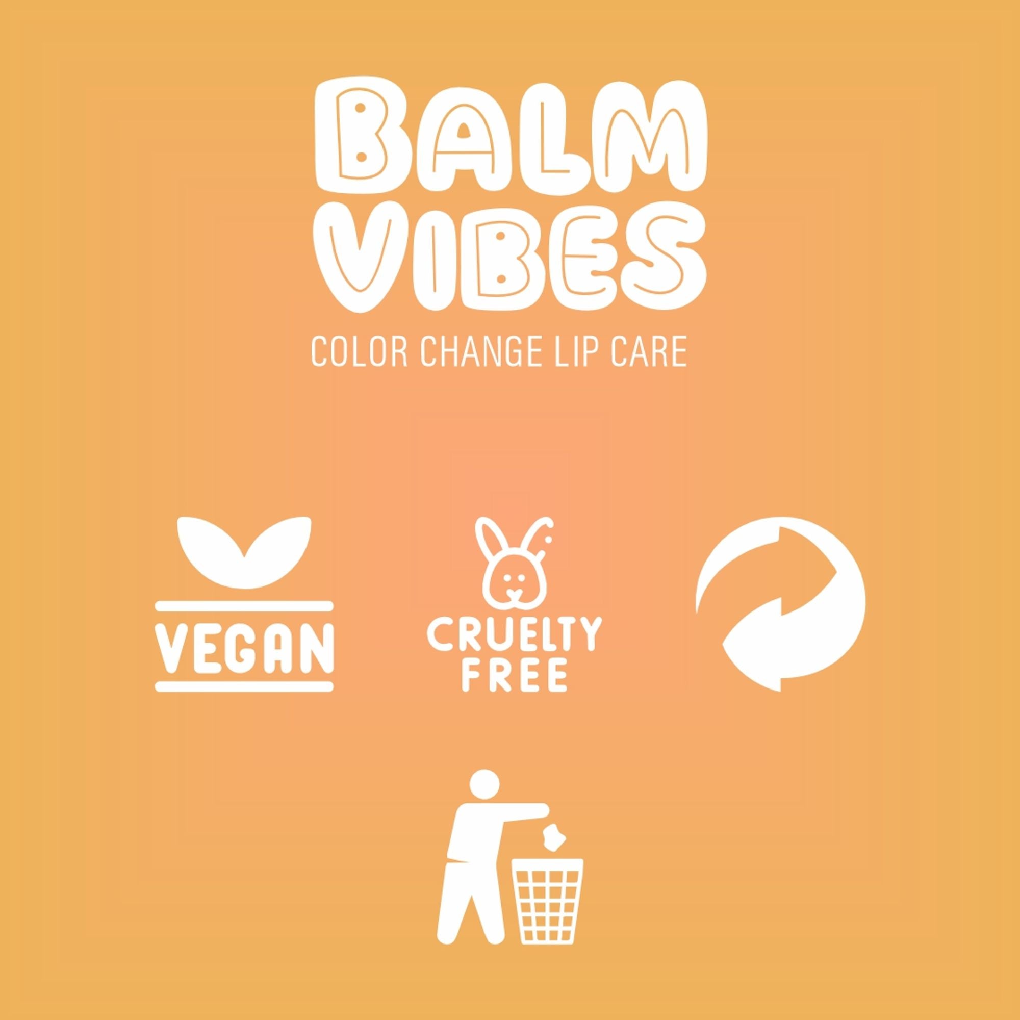 Matt Look Balm Vibes Color Change Lip Balm - Island Coconut - Distacart