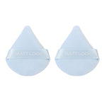 Matt Look Pizza Clouds Powder Blue Puff - Pack Of 2