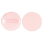 Matt Look Round Pillows Powder Pink Puff - Pack Of 2