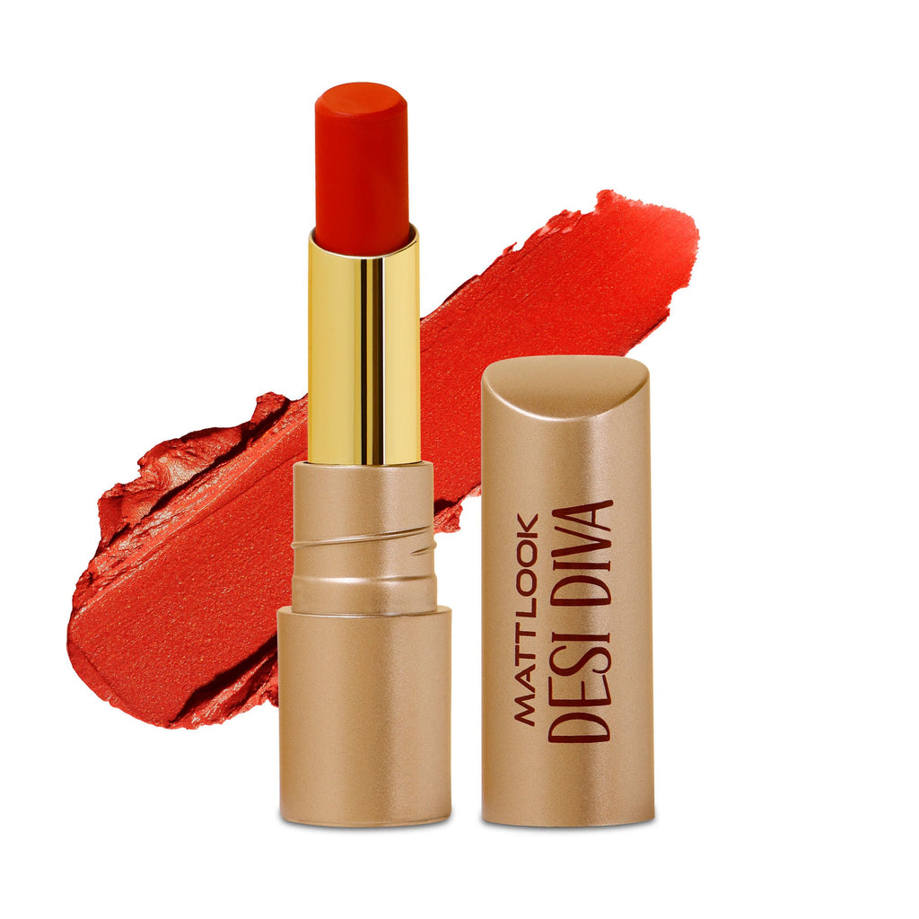 Matt Look Desi Diva HD Matte Lipstick - Red Velvet-03