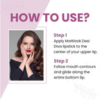 Matt Look Desi Diva HD Matte Lipstick - Red Obsession-04 - Distacart