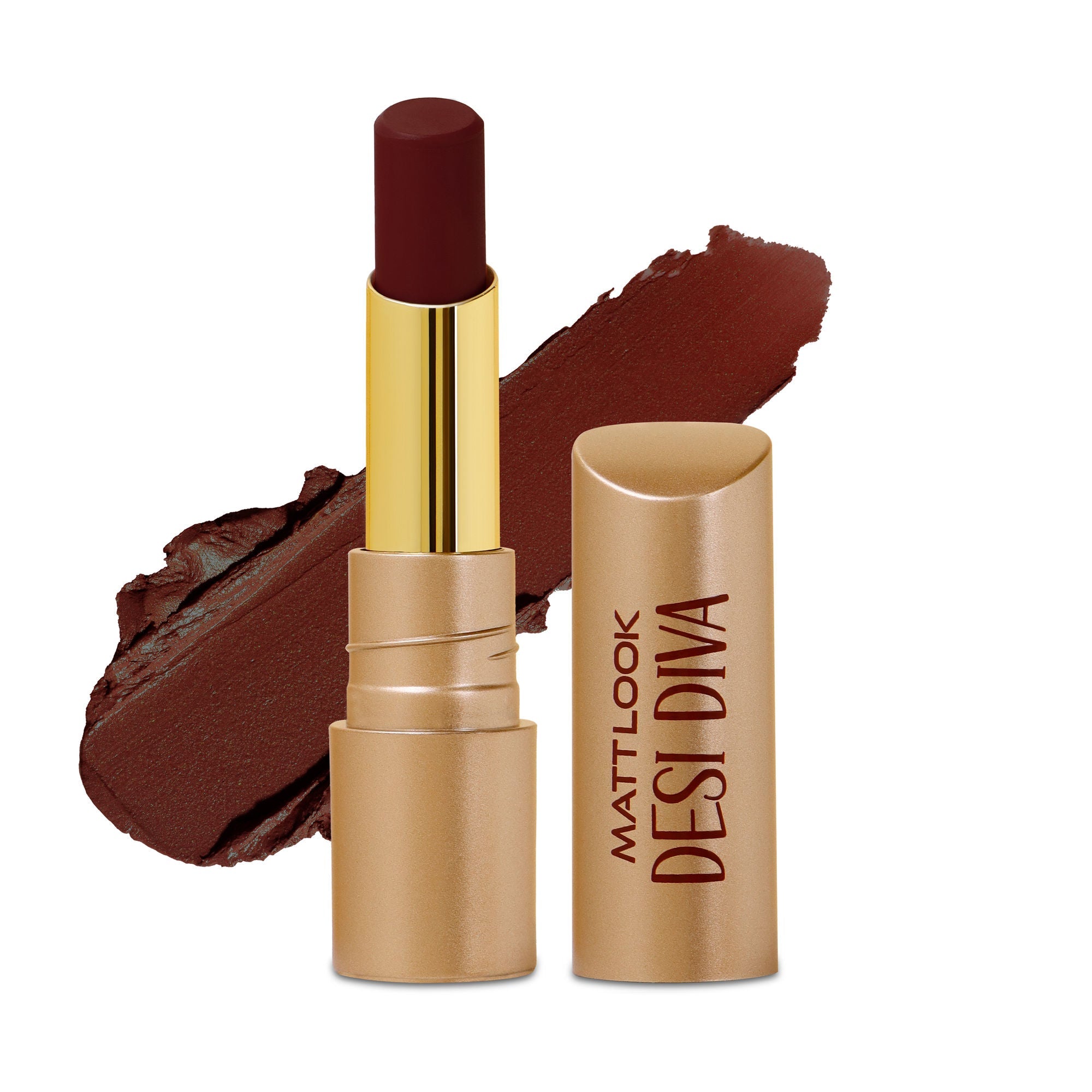 Matt Look Desi Diva HD Matte Lipstick - Daring Maroon-13