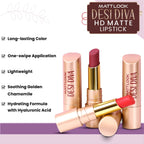 Matt Look Desi Diva HD Matte Lipstick - Nude Blush-22 - Distacart