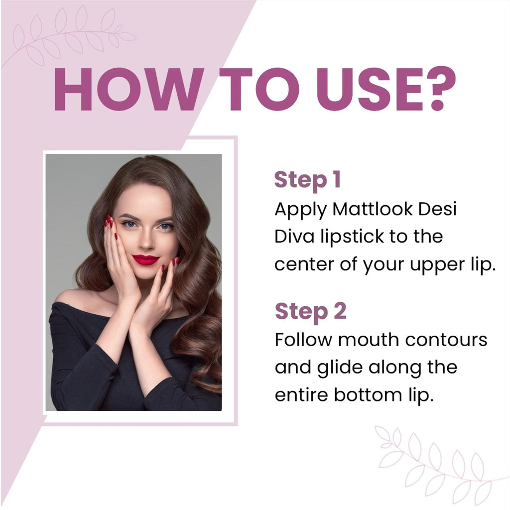 Matt Look Desi Diva HD Matte Lipstick - Nude Blush-22 - Distacart