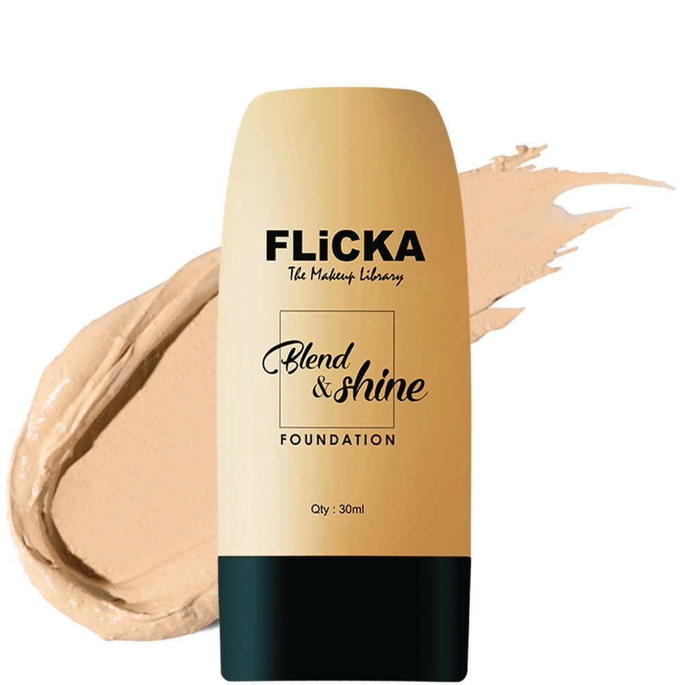 Flicka Blend & Shine Foundation - Caramel