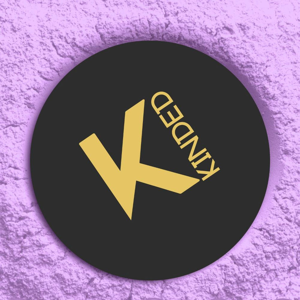 KINDED Setting Loose Powder with Puff   Violet Purple