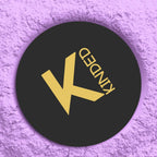 KINDED Setting Loose Powder with Puff   Violet Purple