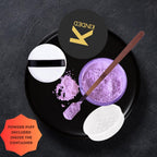 KINDED Setting Loose Powder with Puff   Violet Purple