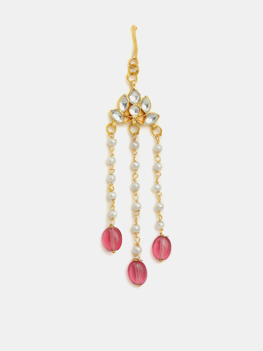 Ruby Raang Floral Pearl Hair Jewelry